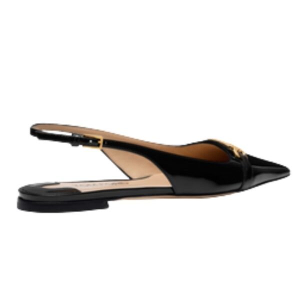 TOM FORD PATENT LEATHER WHITNEY SLINGBACK BALLERINA BLACK - Image 2
