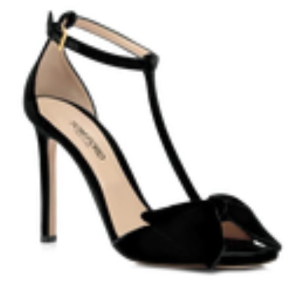 TOM FORD VELVET BRIGITTE SANDAL BLACK - Image 2