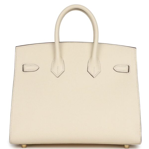 HERMÈS BIRKIN SELLIER 25 NATA EPSOM GOLD HARDWARE - Image 3