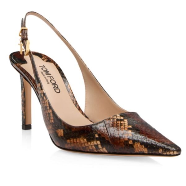 TOM FORD SNAKESKIN ANGELINA SLINGBACK - Image 2