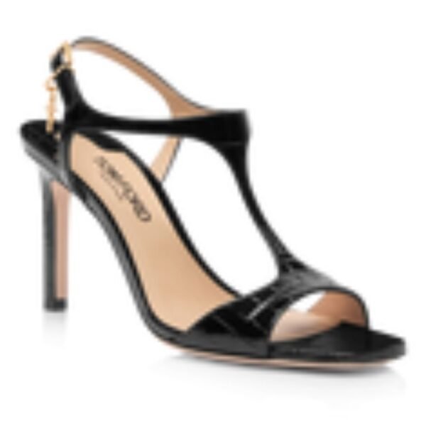 TOM FORD STAMPED CROCODILE LEATHER ANGELINA SANDAL - Image 2
