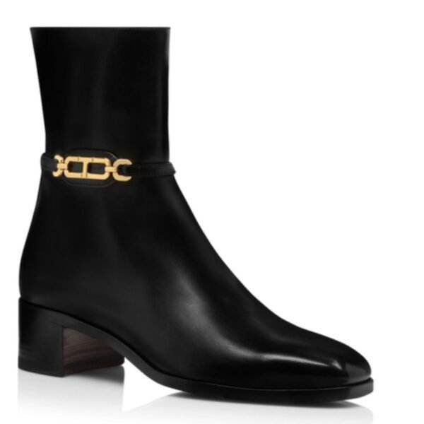 TOM FORD LEATHER WHITNEY ANKLE BOOT - Image 2
