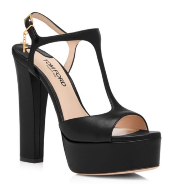 TOM FORD NAPPA LEATHER ANGELINA PLATFORM SANDAL - Image 2