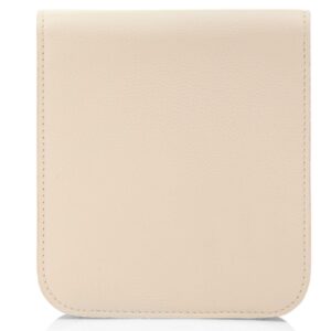 TOM FORD GRAIN LEATHER TARA MINI BAG ON STRAP CREAM