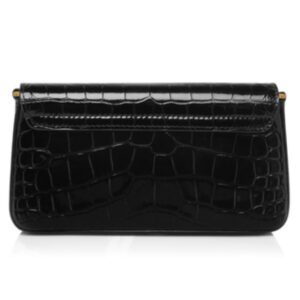 TOM FORD SHINY STAMPED CROCODILE LEATHER MINI BAG