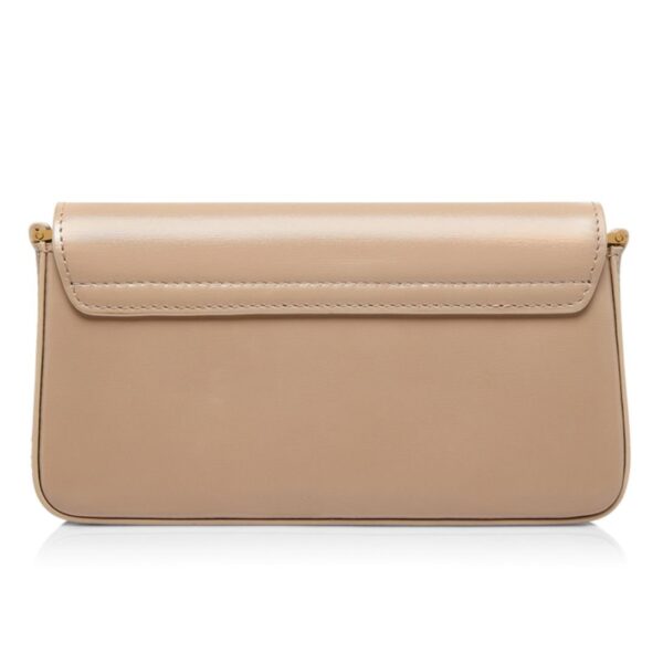 TOM FORD PALMELLATO EFFECT LEATHER MINI BAG LIGHT BEIGE - Image 3