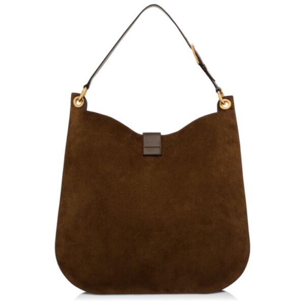TOM FORD SUEDE LEATHER AND SMOOTH LEATHER TARA LARGE CROSSBODY - Image 2
