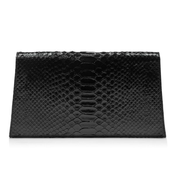 TOM FORD STAMPED PYTHON LEATHER NOBILE CLUTCH - Image 2