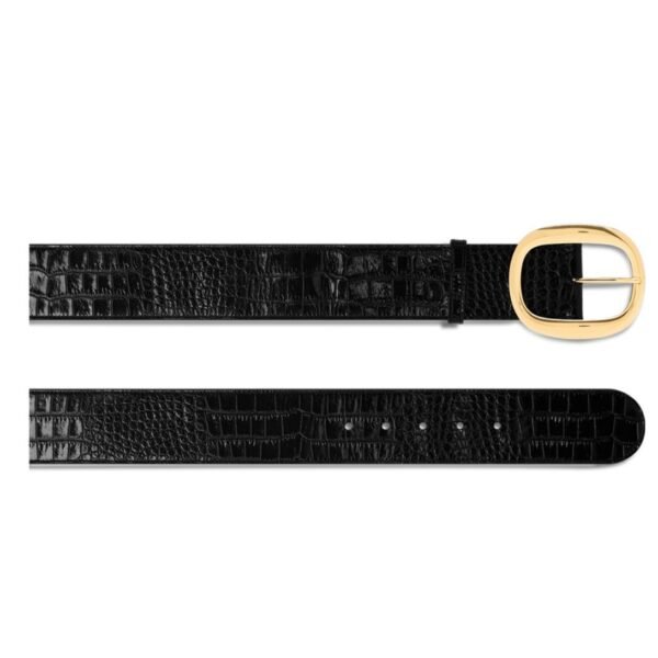 TOM FORD SHINY STAMPED CROCODILE LEATHER URSULA BELT - Image 2