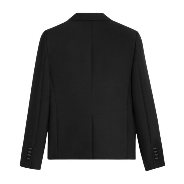 CELINE SHORT TUX JACKET IN WOOL AND MOHAIR - Image 2