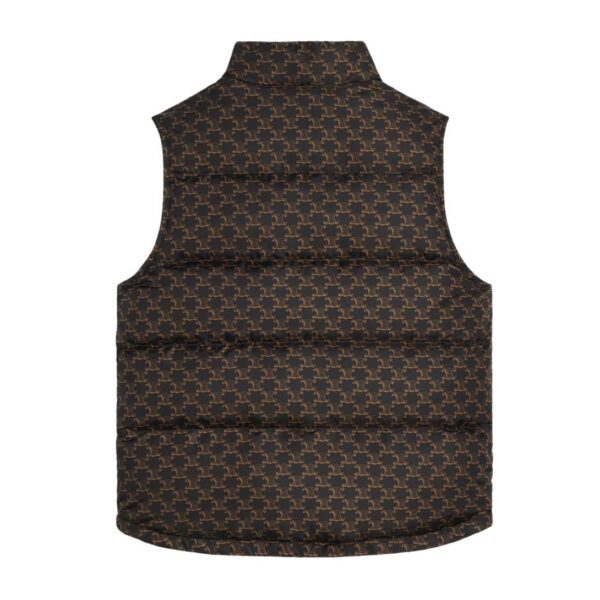 CELINE QUILTED VEST IN MONOGRAM NYLON - Image 2