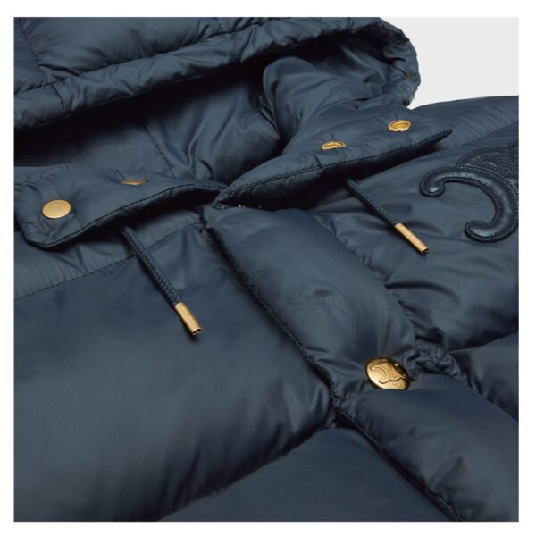 CELINE OVERSIZED SLEEVELESS DOWN JACKET IN LIGHTWEIGHT NYLON - Image 3