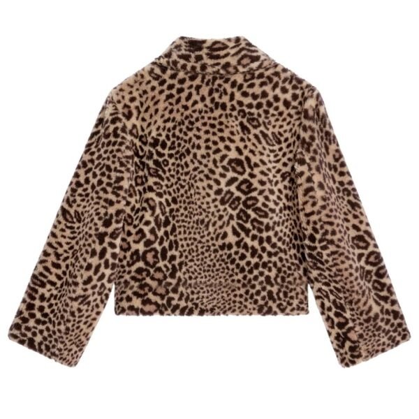 CELINE EGG SHAPED PEACOAT IN FUR EFFECT WOOL - Image 2