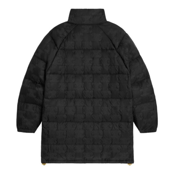 CELINE LONG TRIOMPHE DOWN JACKET IN LIGHTWEIGHT NYLON - Image 2