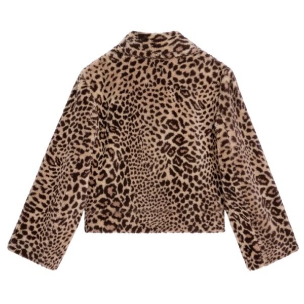CELINE EGG SHAPED PEACOAT IN FUR EFFECT WOOL - Image 2