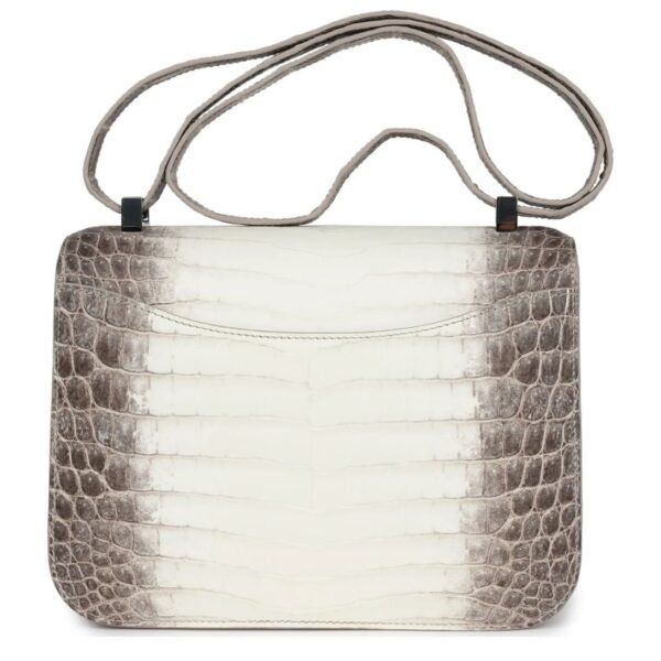 HERMÈS CONSTANCE 1-24 HIMALAYA MATTE NILOTICUS CROCODILE PALLADIUM HARDWARE - Image 2