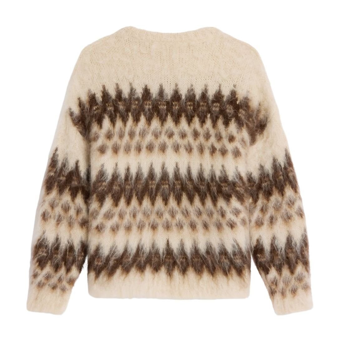 CELINE CREW NECK SWEATER IN FAIR ISLE MOHAIR - Image 2