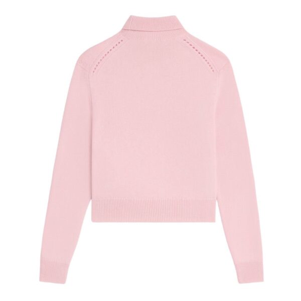 CELINE TURTLENECK SWEATER IN SCOTTISH CASHMERE LIGHT PINK - Image 2
