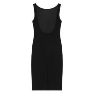 CELINE PENCIL DRESS IN GAUFFERED DOUBLE WOOL