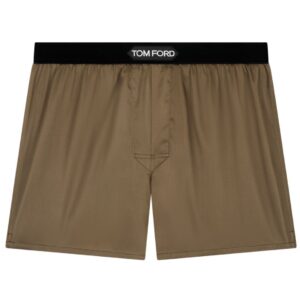 TOM FORD SILK BOXERS FERN GREEN