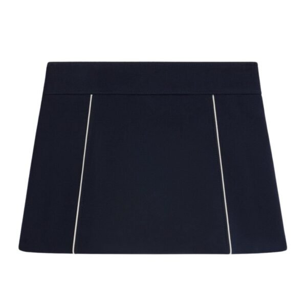 CELINE TRAPEZE MINI SKIRT IN GAUFFERED DOUBLE WOOL - Image 2