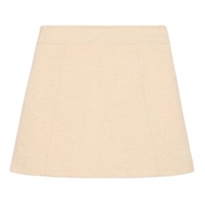 CELINE EMBROIDERED MINI SKIRT IN BOUCLETTE NATTÉ