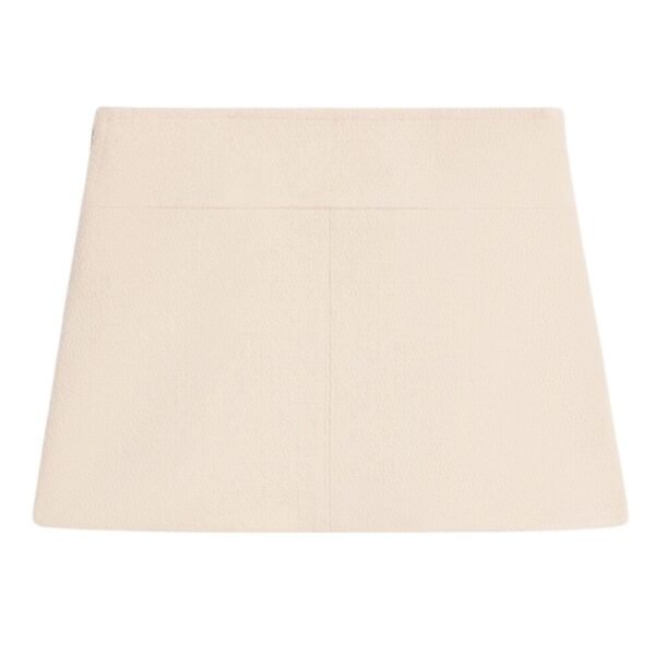 CELINE TRAPEZE MINI SKIRT IN CASHMERE TWEED - Image 2