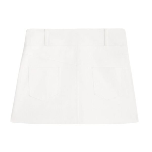 CELINE TRAPEZE MINI SKIRT IN COTTON TWILL - Image 2