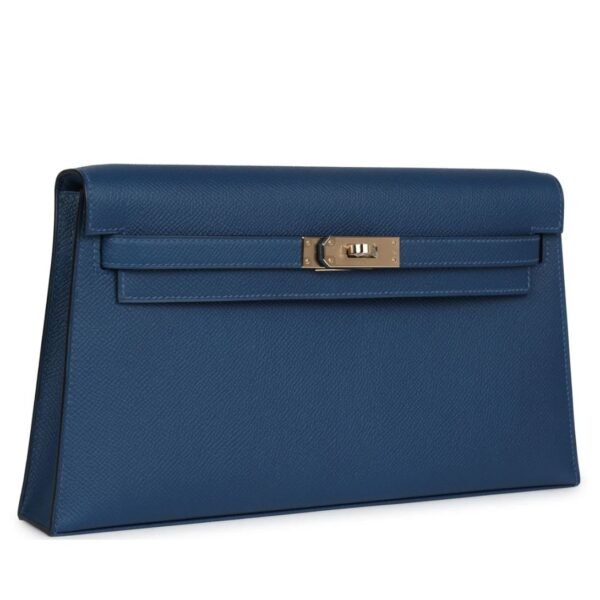 HERMÈS KELLY ELAN DEEP BLEU EPSOM PERMABRASS HARDWARE - Image 3