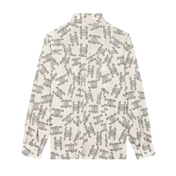 CELINE LAVALLIÈRE BLOUSE IN CRÊPE DE CHINE - Image 2