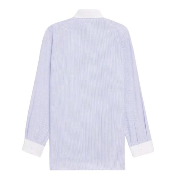 CELINE OVERSIZED SHIRT IN STRIPED CHAMBRAY COTTON - Image 2