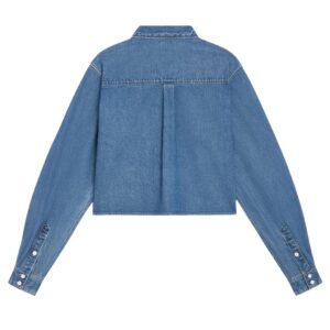 CELINE CROPPED SHIRT IN UNION OCEAN WASH DENIM