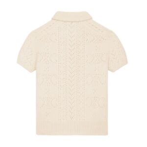CELINE CARDIGAN IN POINTELLE CASHMERE