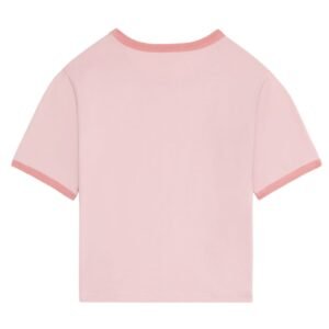 CELINE PARIS 70S T SHIRT IN COTTON JERSEY LIGHT ROSE