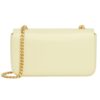 CELINE CHAIN SHOULDER BAG CLAUDE IN SHINY CALFSKIN LIGHT YELLOW - Image 4