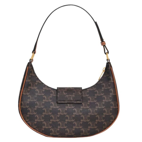 CELINE MEDIUM AVA TRIOMPHE BAG IN TRIOMPHE CANVAS AND CALFSKIN - Image 2