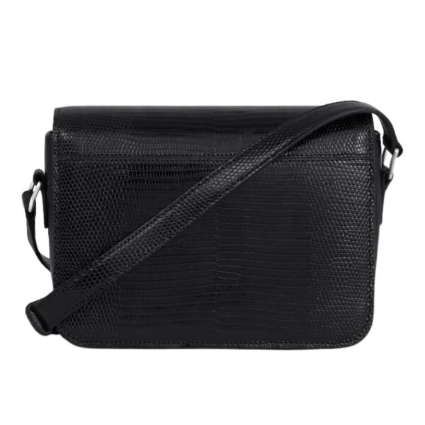 CELINE TEEN TRIOMPHE BAG IN LIZARD BLACK - Image 4
