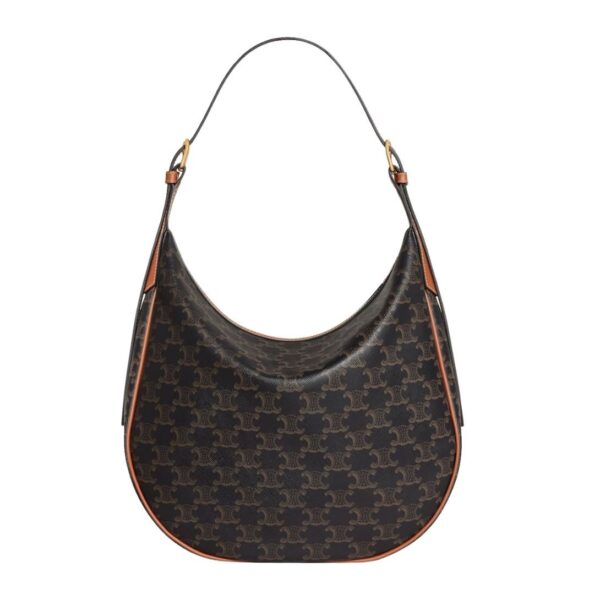 CELINE MEDIUM HELOÏSE BAG CUIR TRIOMPHE IN CANVAS AND CALFSKIN - Image 2