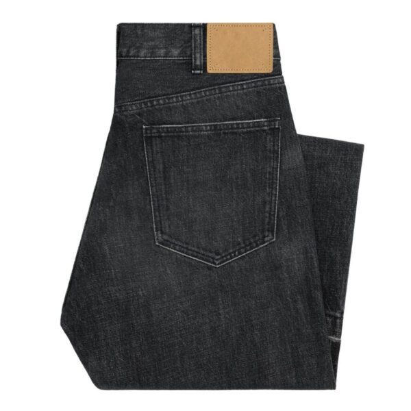 CELINE WESLEY JEANS IN BLACK ICE RINSE WASH DENIM - Image 2