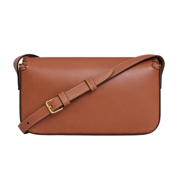 CELINE SHOULDER BAG CLAUDE IN BRAIDED NATURAL CALFSKIN - Image 2