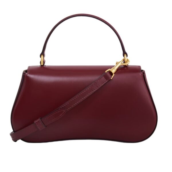 CELINE TEEN LOLA IN SHINY CALFSKIN LIGHT BURGUNDY - Image 6