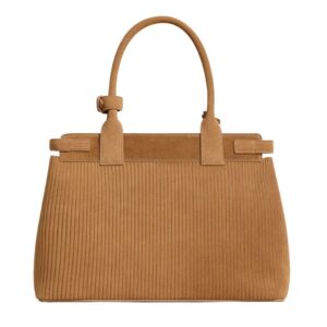 CELINE CONTI BAG IN STRIPED SUEDE CALFSKIN