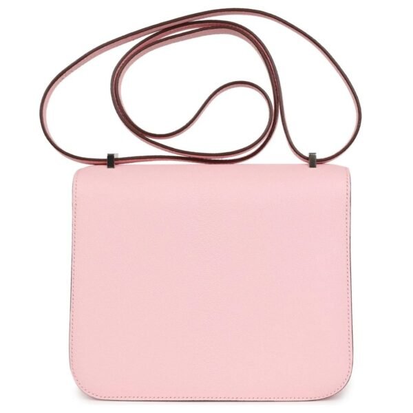 HERMÈS CONSTANCE 18 ROSE SAKURA CHEVRE PALLADIUM HARDWARE - Image 2