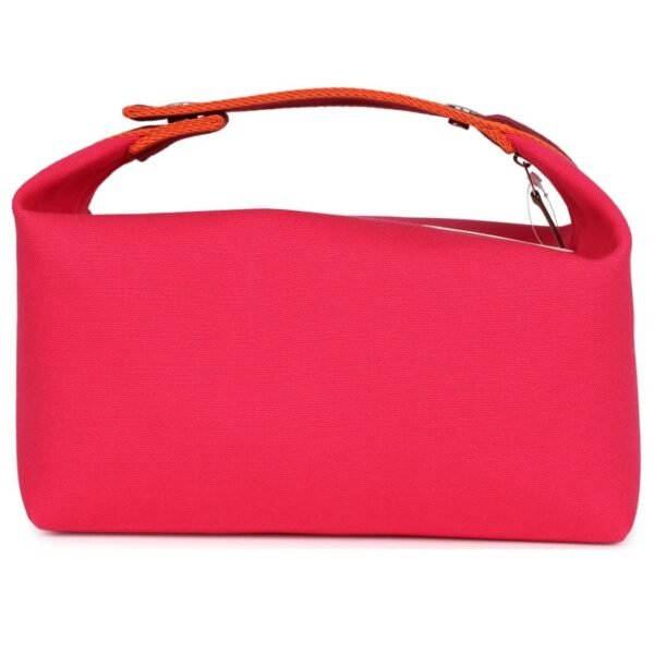 HERMÈS BRIDE-A-BRAC GM HIBISCUS CANVAS PALLADIUM HARDWARE - Image 2