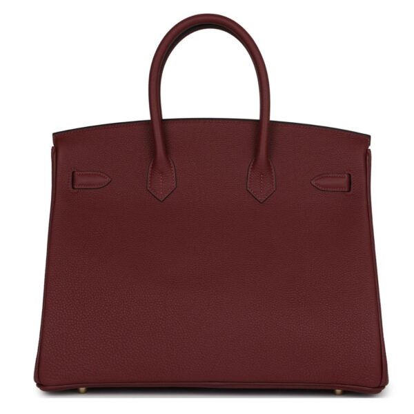 HERMÈS BIRKIN 35 ROUGE H TOGO GOLD HARDWARE - Image 2