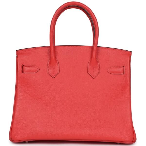 PRE-OWNED HERMÈS BIRKIN 30 ROSE JAIPUR EPSOM PALLADIUM HARDWARE - Image 2