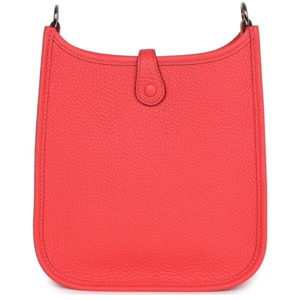 HERMÈS EVELYNE TPM ROSE TEXAS CLEMENCE PALLADIUM HARDWARE - Image 2