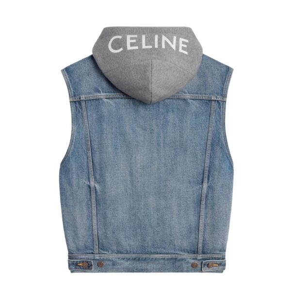 CELINE TRUCKER JACKET IN UNION WASH DENIM - Image 2
