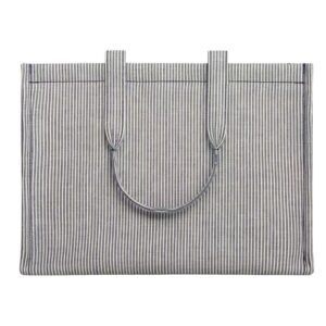 CELINE LARGE CABAS THAIS IN STRIPED TEXTILE
