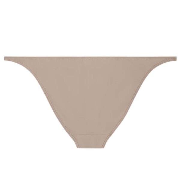 CELINE TRIOMPHE SWIMSUIT BOTTOM IN MATTE JERSEY LIGHT TAUPE - Image 3